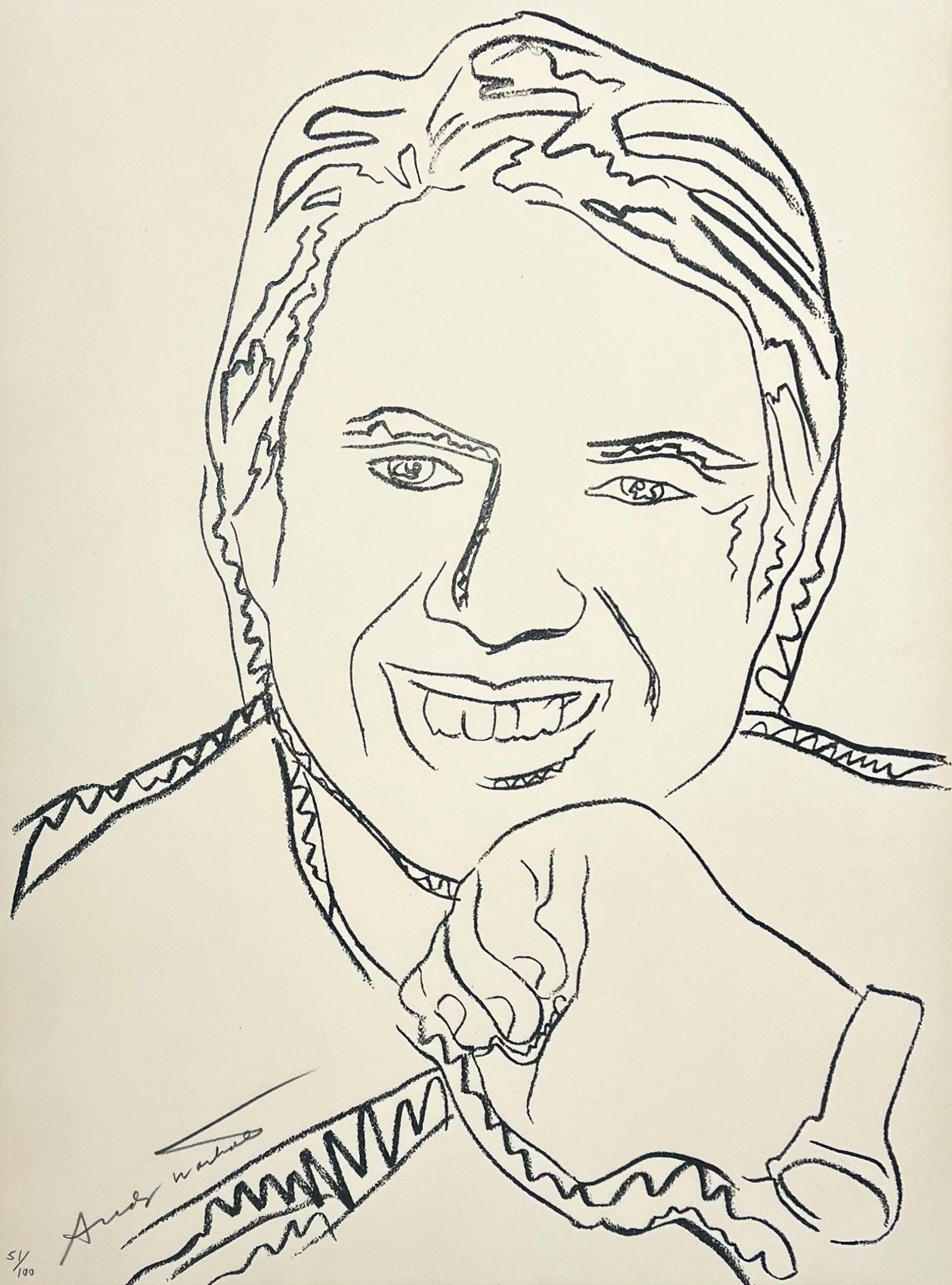 Portrait Print Andy Warhol - Jimmy Carter III, d'impressions inaugurales