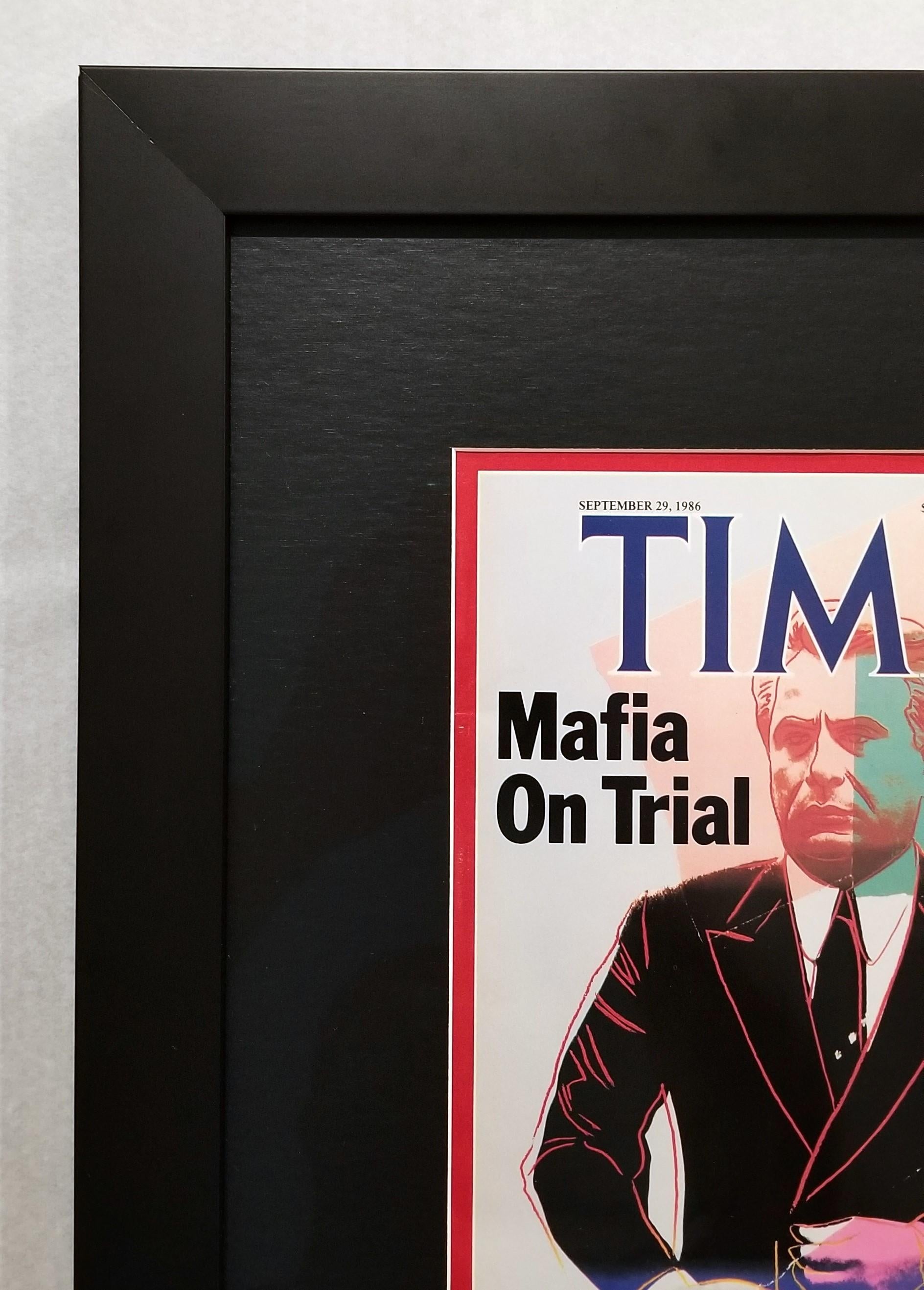 John Gotti (copertina di Time Magazine) /// Andy Warhol New York Pop Art Crimine mafioso 4