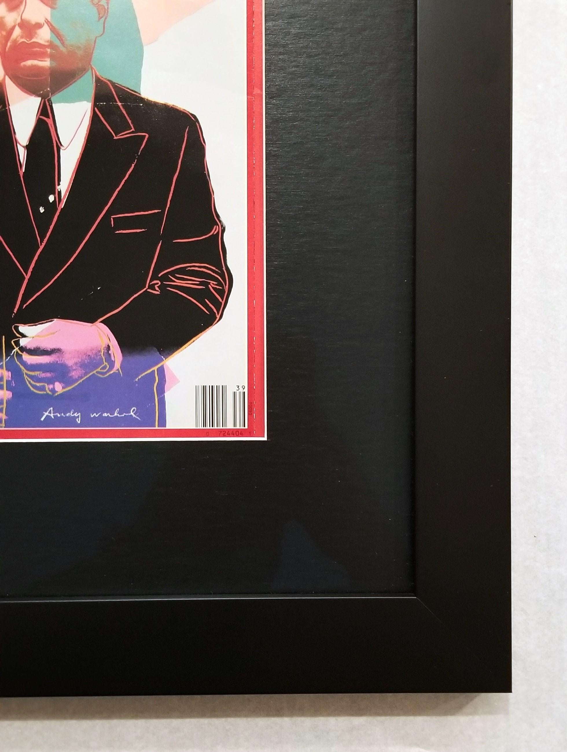 John Gotti (copertina di Time Magazine) /// Andy Warhol New York Pop Art Crimine mafioso 6