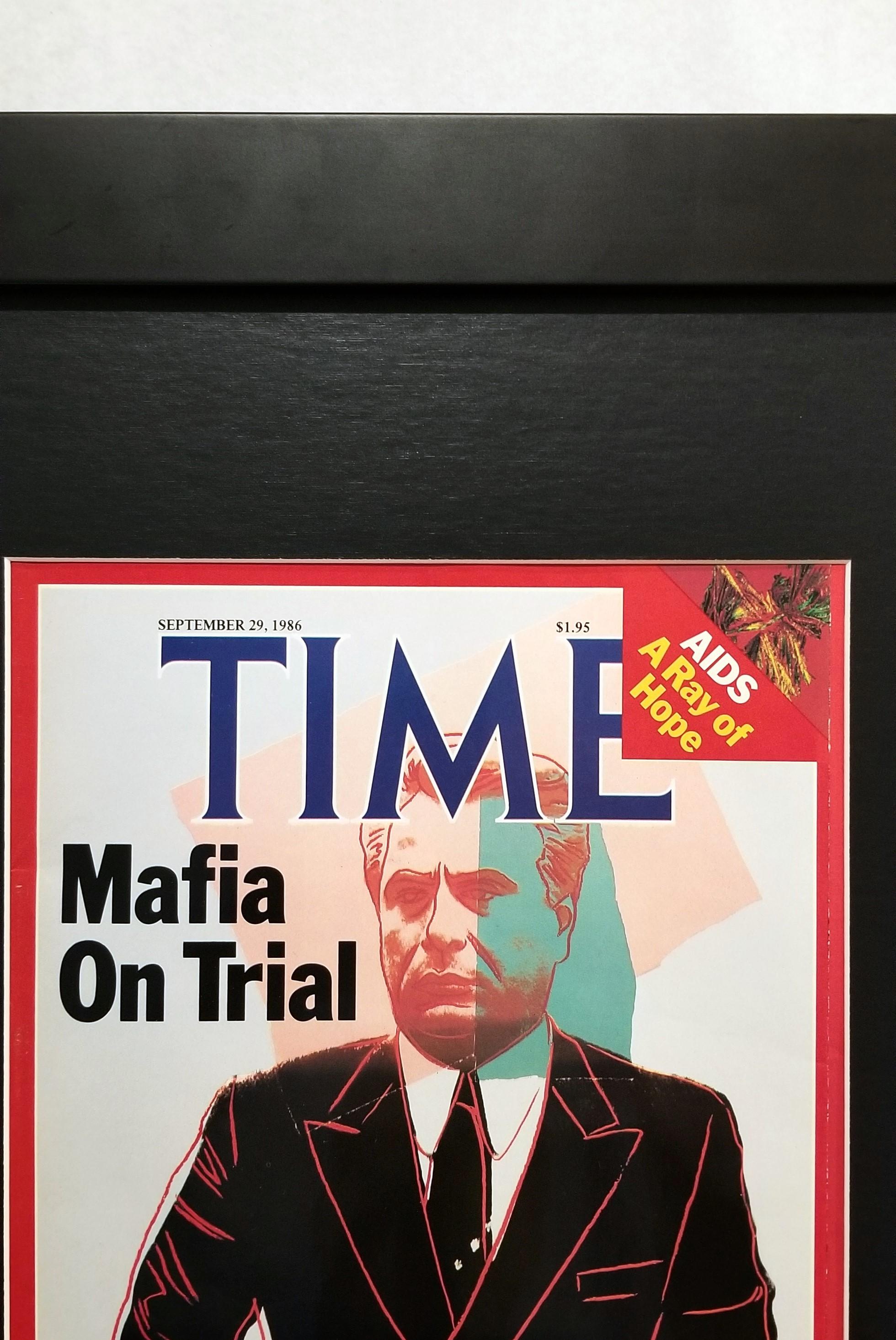 John Gotti (copertina di Time Magazine) /// Andy Warhol New York Pop Art Crimine mafioso 7