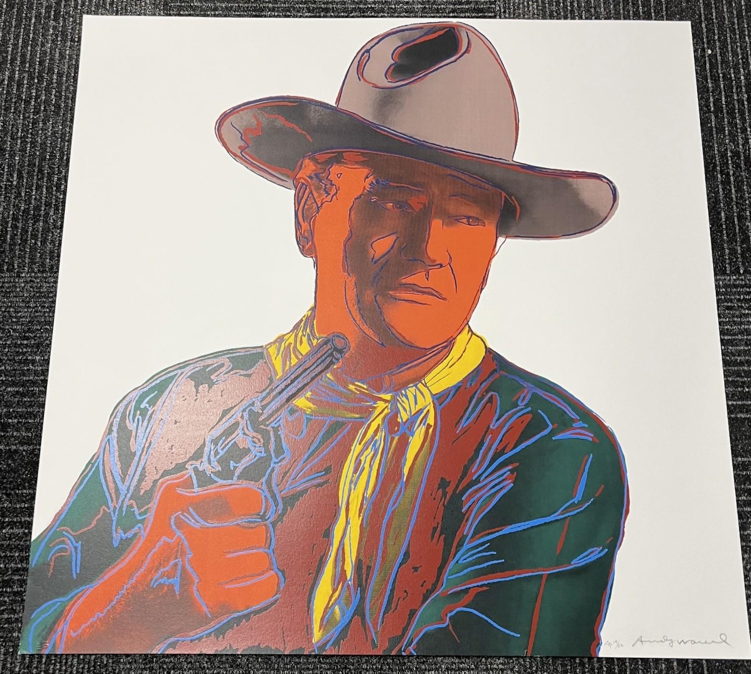John Wayne F&S II.377 - Print by Andy Warhol