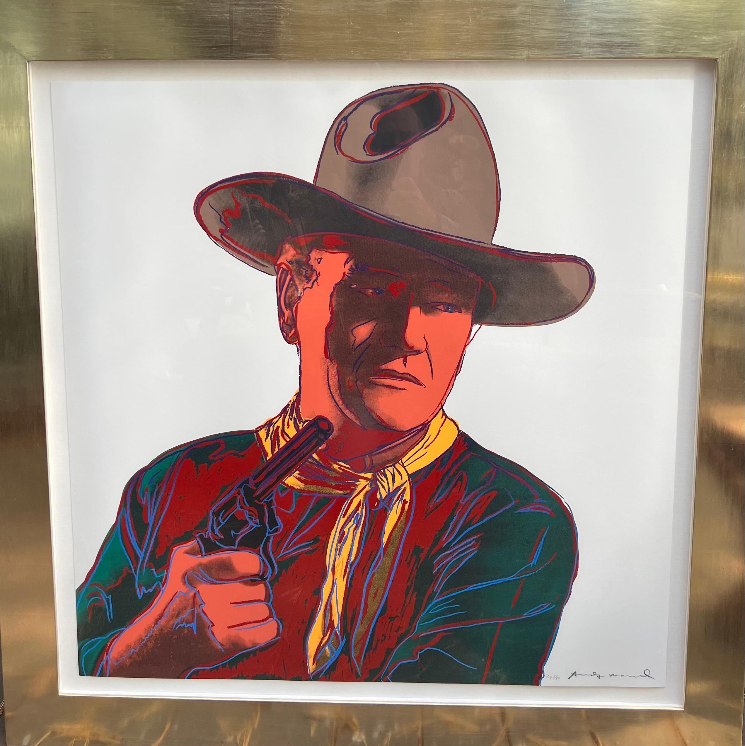 John Wayne, Cowboys and Indians, 1986 - Print by Andy Warhol