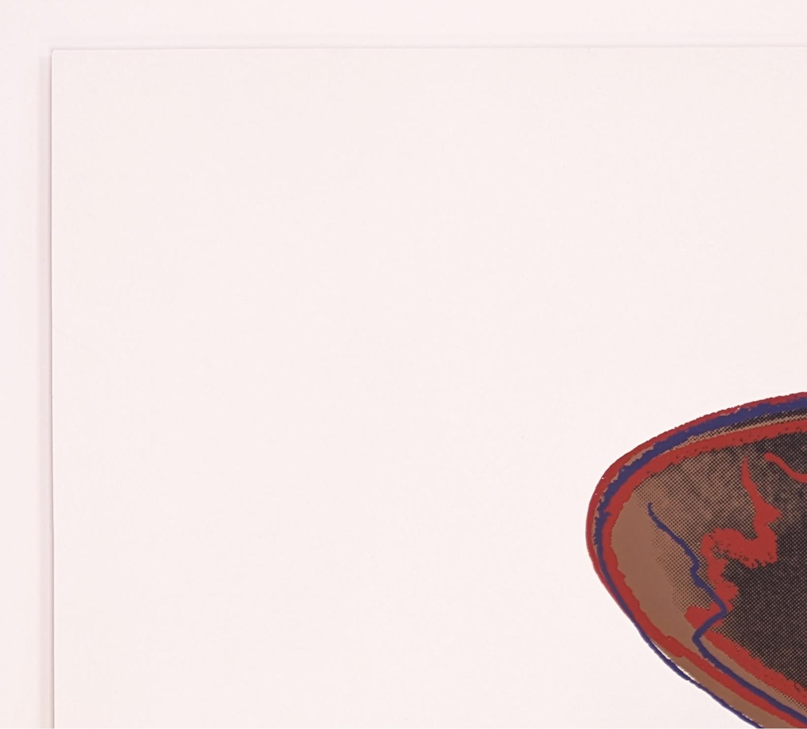John Wayne, from Cowboys and Indians.  Screen print in colors on Lenox Museum Board.  Hand signed by Andy Warhol.  Annotated 'UNIQUE' (aside from the main edition of 250, 50 AP's, 15 PP's, 15 HC's and 10 numbered in Roman numerals).   Published by