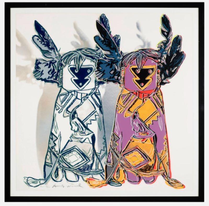 Kachina Doll (from the Cowboys and Indians series) - Print by Andy Warhol