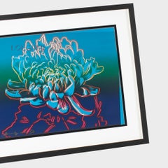 Kiku Andy Warhol Pop Artist, Limited Edition Print, Colour Flowers