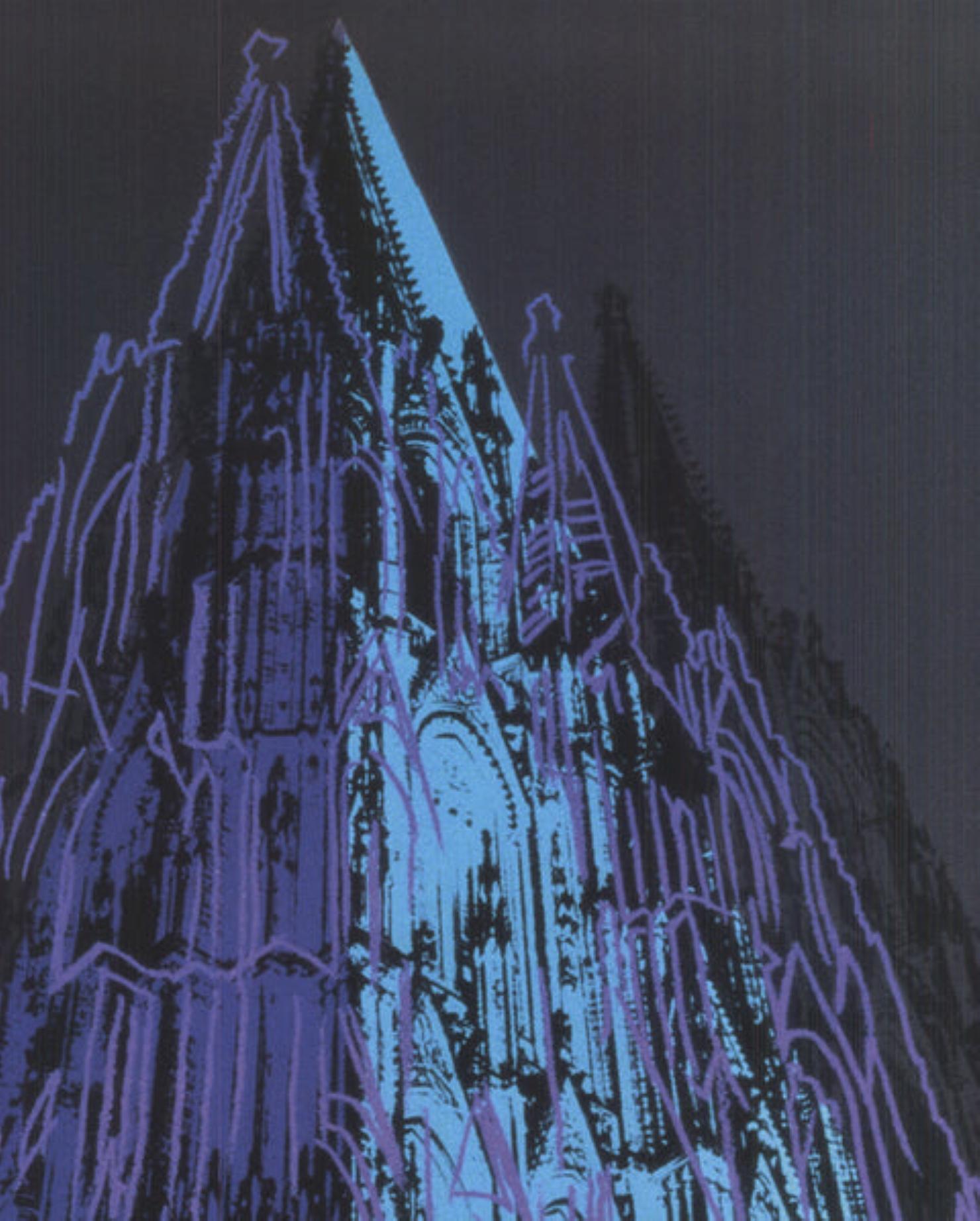 Koln Cathedral Blue By Andy Warhol For Sale 2