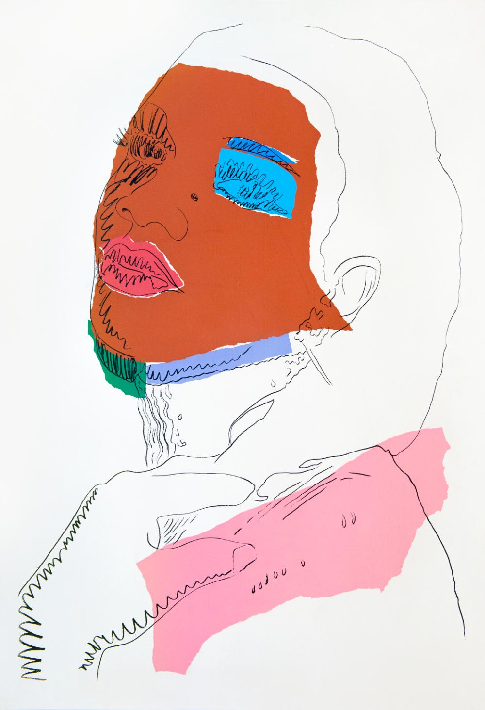 Andy Warhol Portrait Print – Sehr geehrte Damen und Herren
