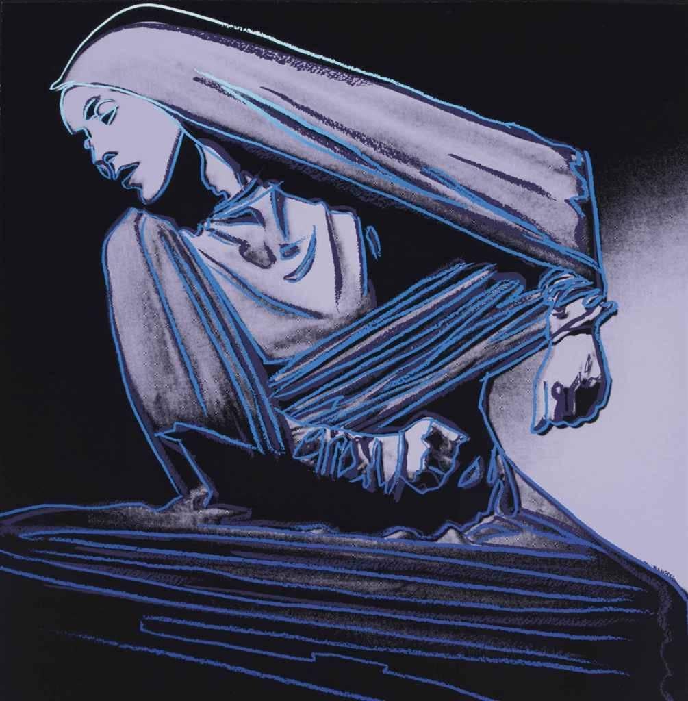 Andy Warhol Portrait Print - Lamentation (FS II.388)