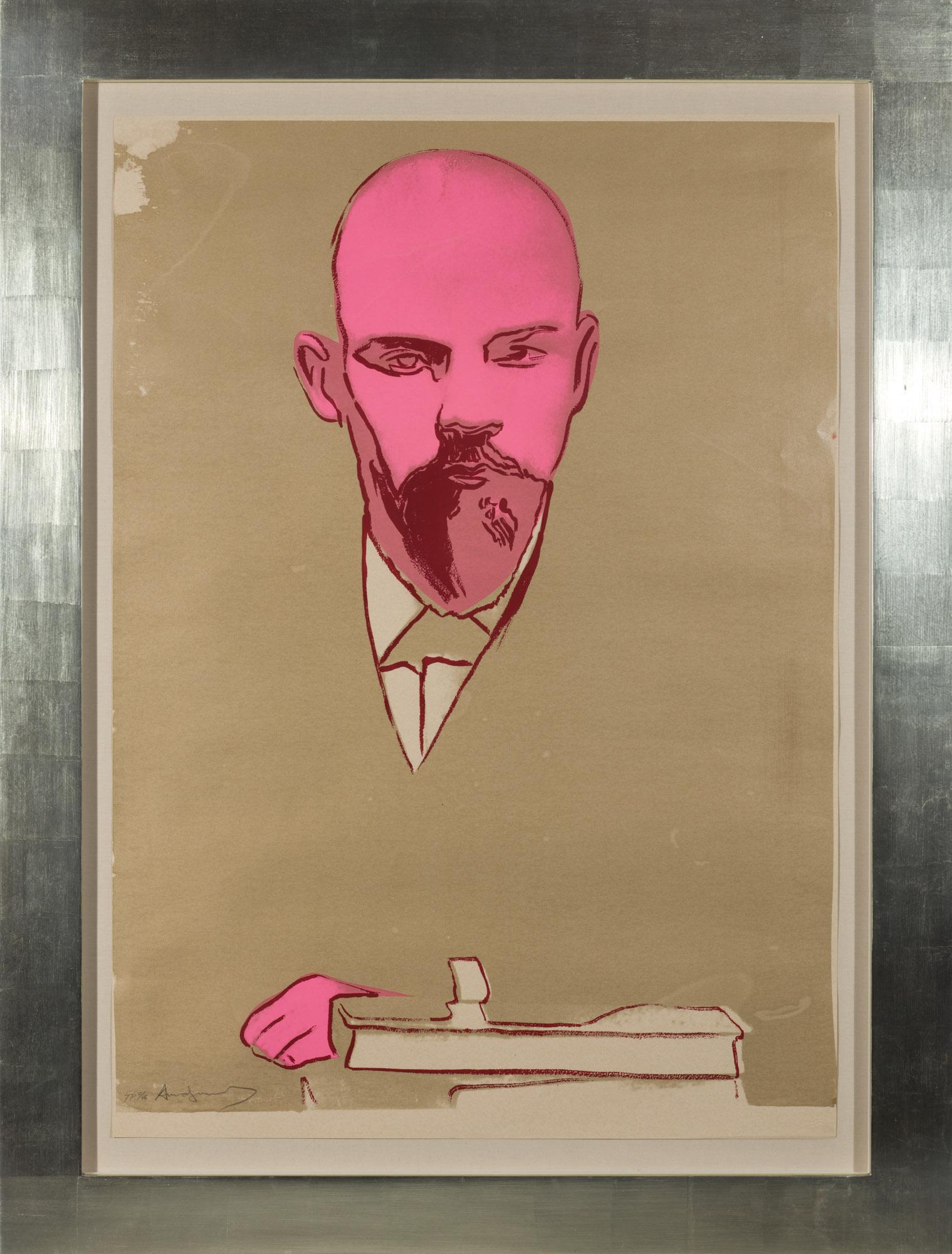 Lenin, 1987 (#402/403) – Print von Andy Warhol