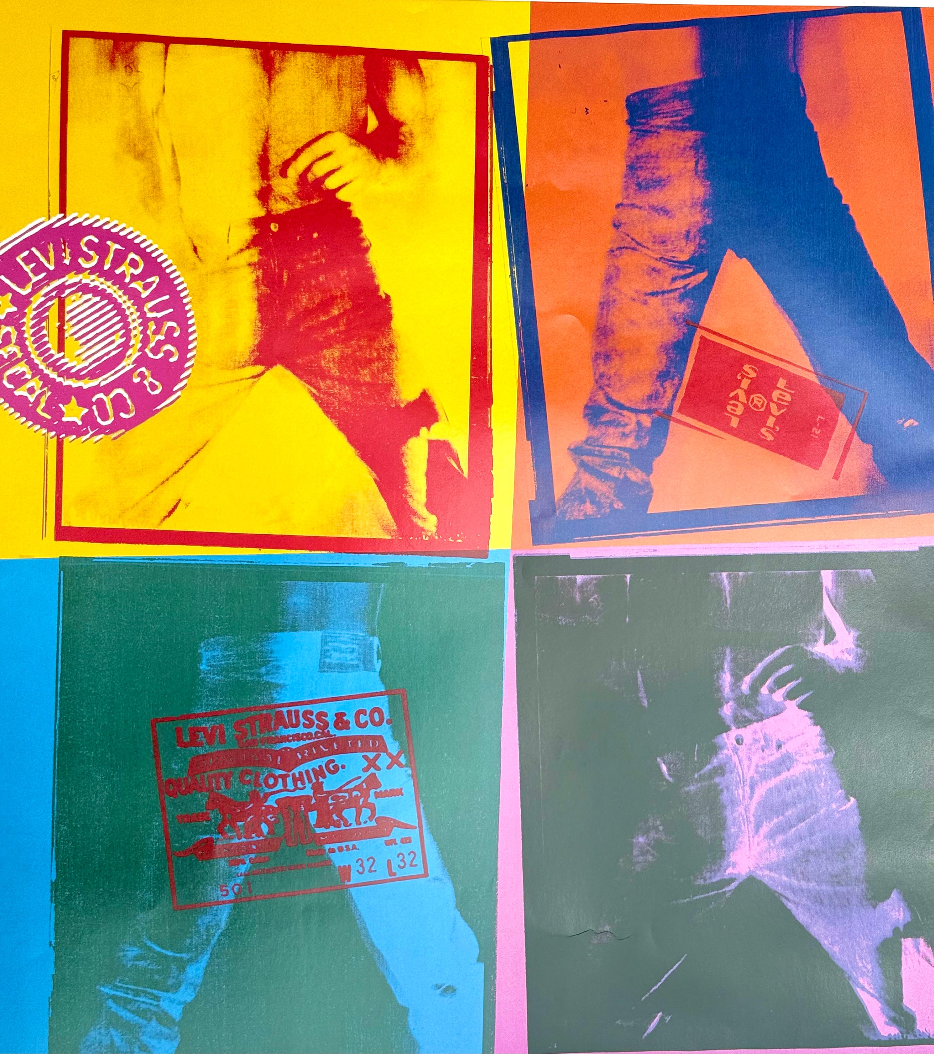 “Levi’s 501 Jeans” - Pop Art Print by Andy Warhol