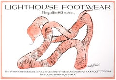 Lighthouse Footwear original poster from 1979 by Andy Warhol