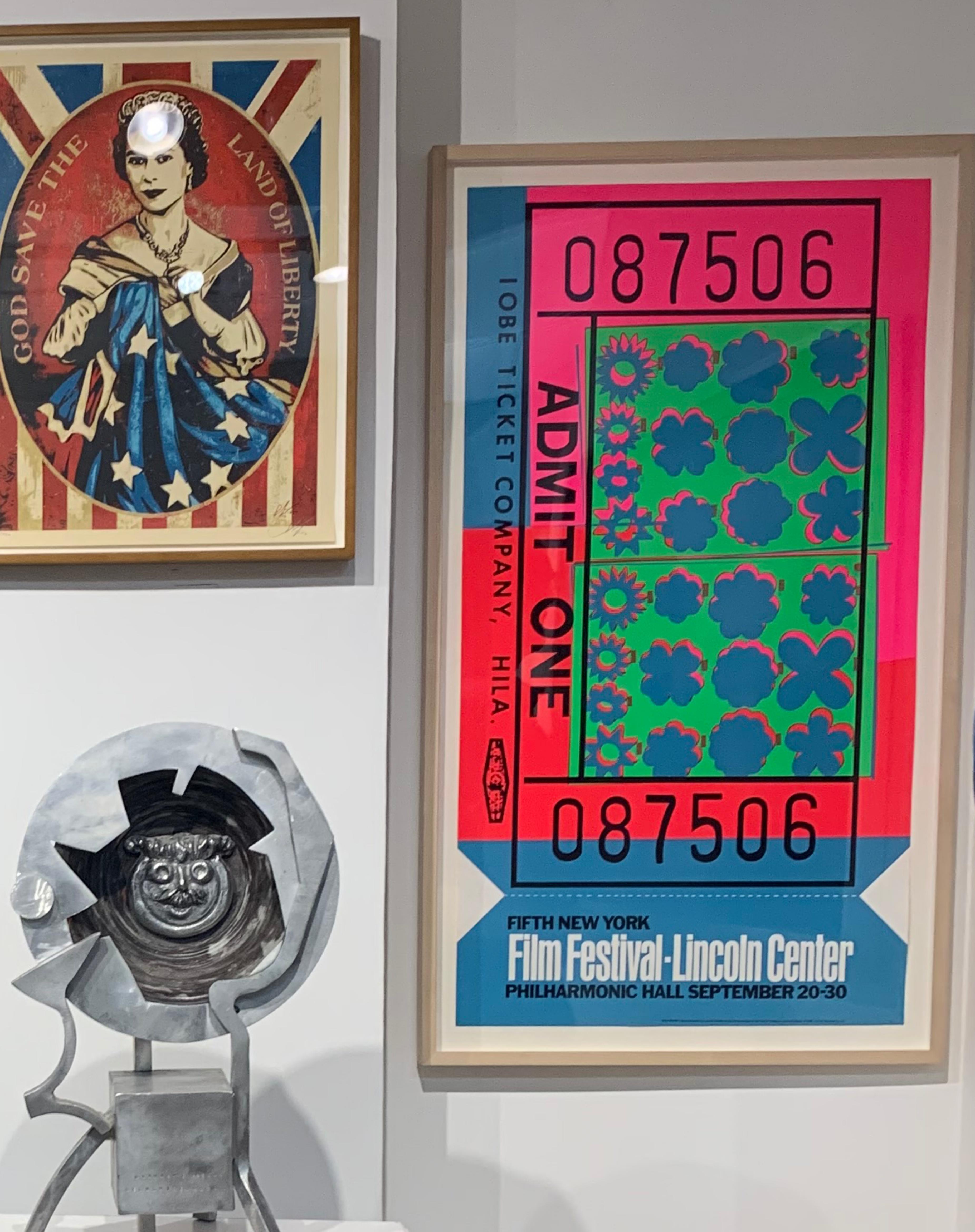 Lincoln Center Ticket (Feldman & Schellmann II.19) Limitierte Auflage '60er Jahre Pop Art 2