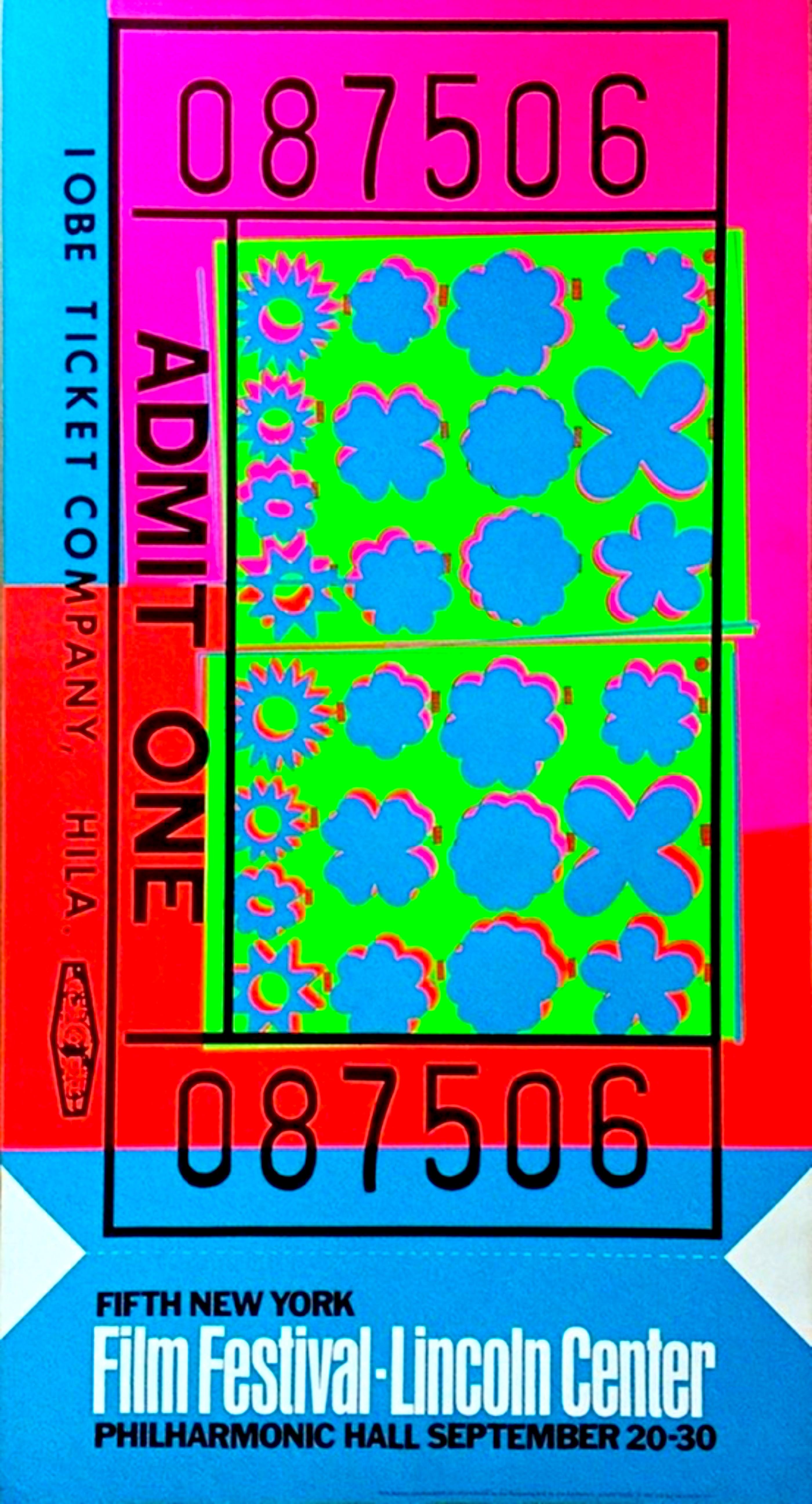 Lincoln Center Ticket (Feldman & Schellmann II.19) Limitierte Auflage '60er Jahre Pop Art – Print von Andy Warhol