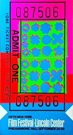 Lincoln Center Ticket (Feldman & Schellmann II.19) Limited Edition '60s Pop Art 