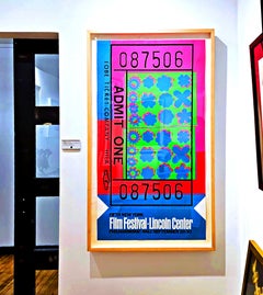 Lincoln Center Ticket (Feldman & Schellmann II.19) Limitierte Auflage '60er Jahre Pop Art