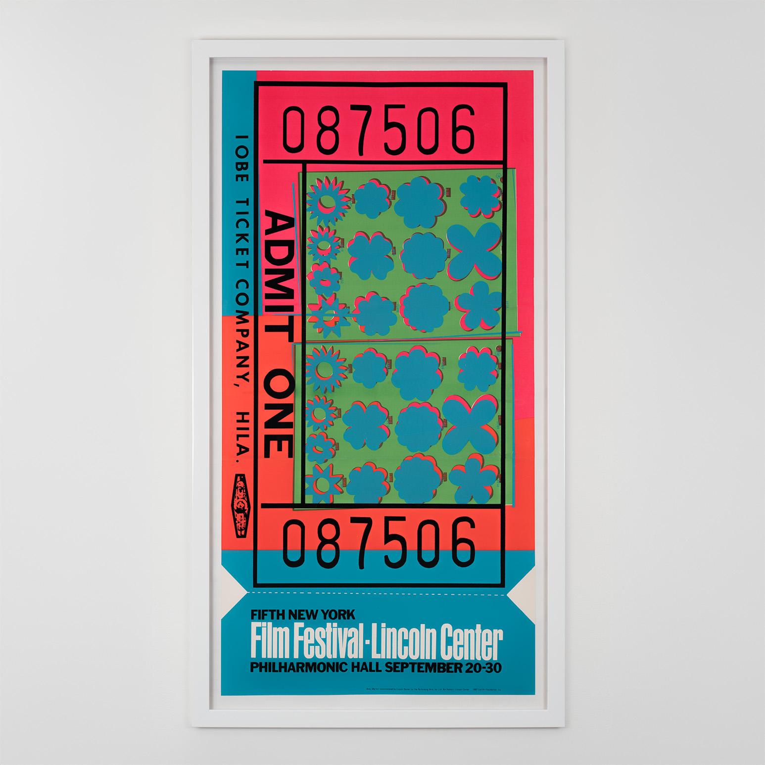 Print di Andy Warhol - Biglietto Lincoln Center