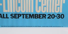 Lincoln Center Ticket (FS.II.19), Screenprint by Andy Warhol 1967