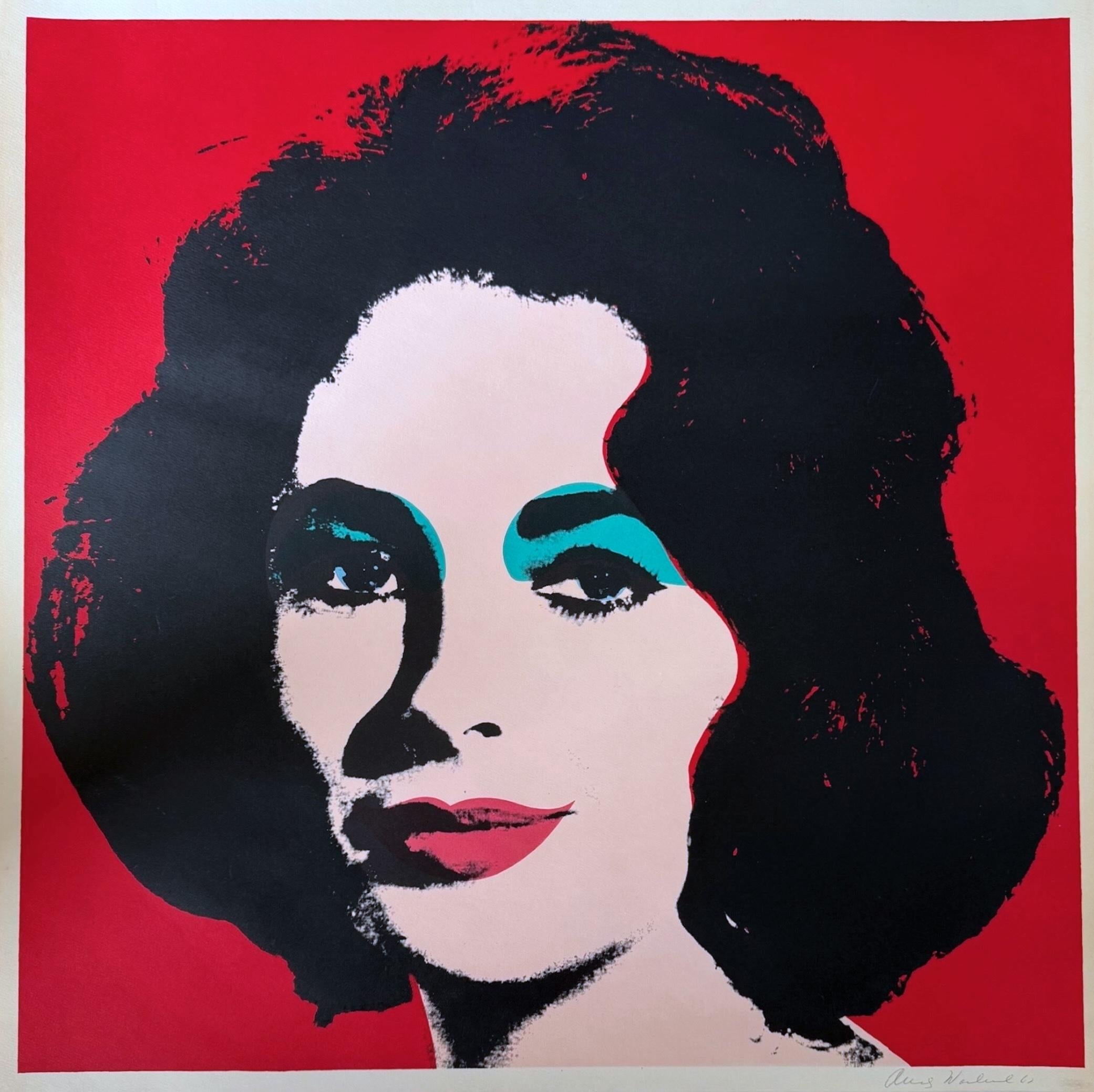 Portrait Print di Andy Warhol - Liz