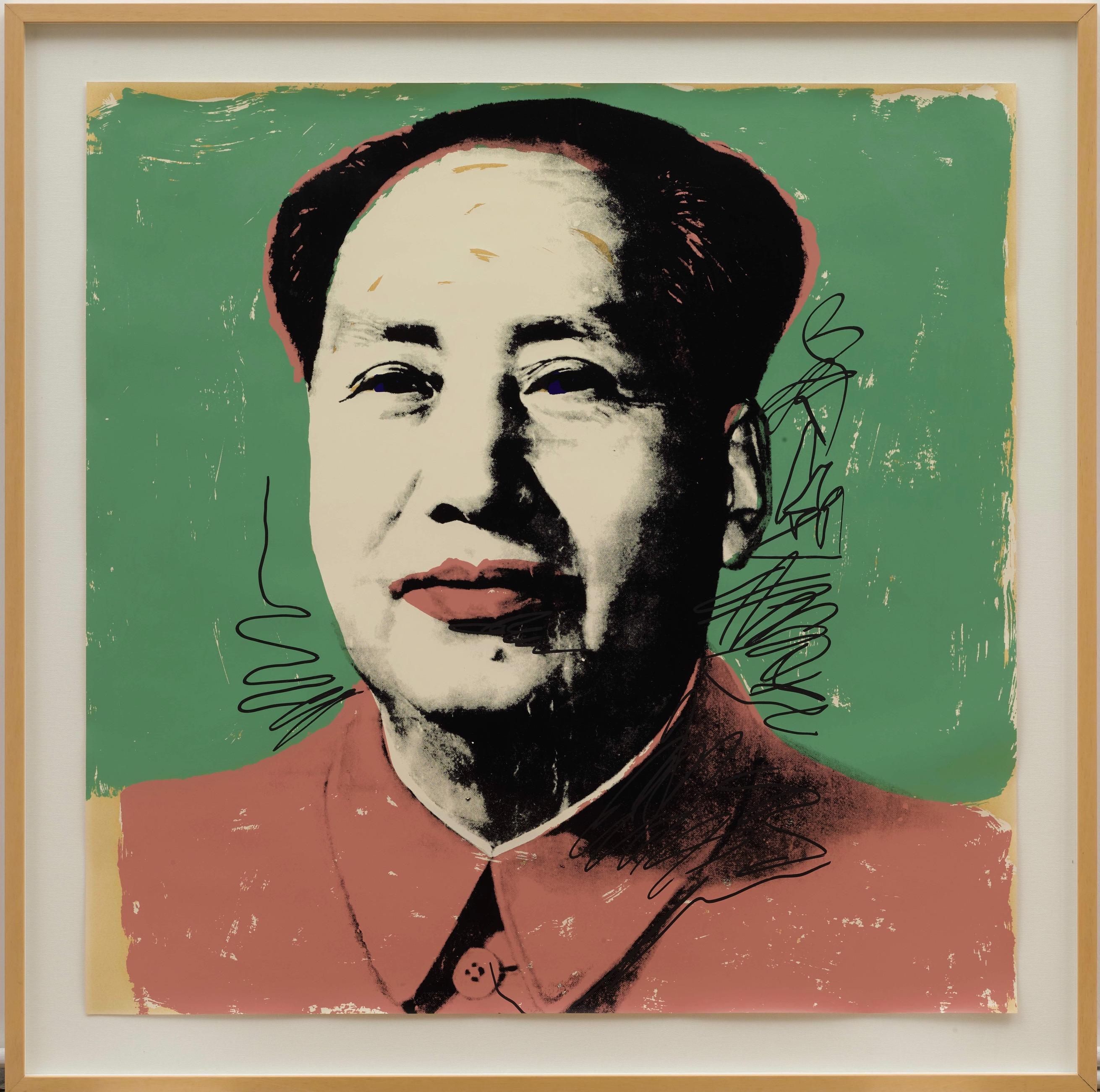 Andy Warhol Portrait Print - Mao 1972 F&S II.95