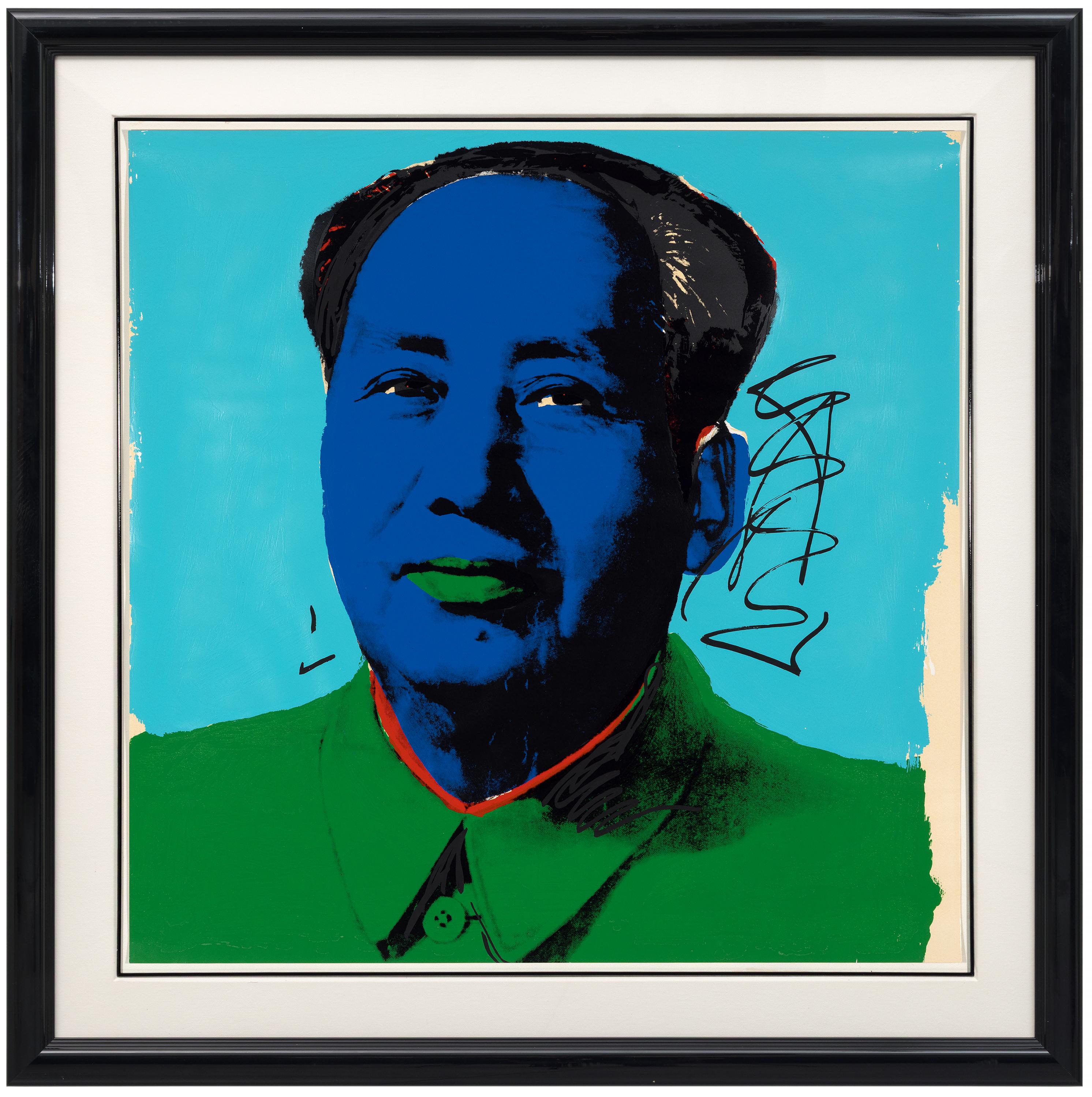 Mao #99 - Pop-Art-Siebdruck Porträt von Mao Zedong, 1972 – Print von Andy Warhol