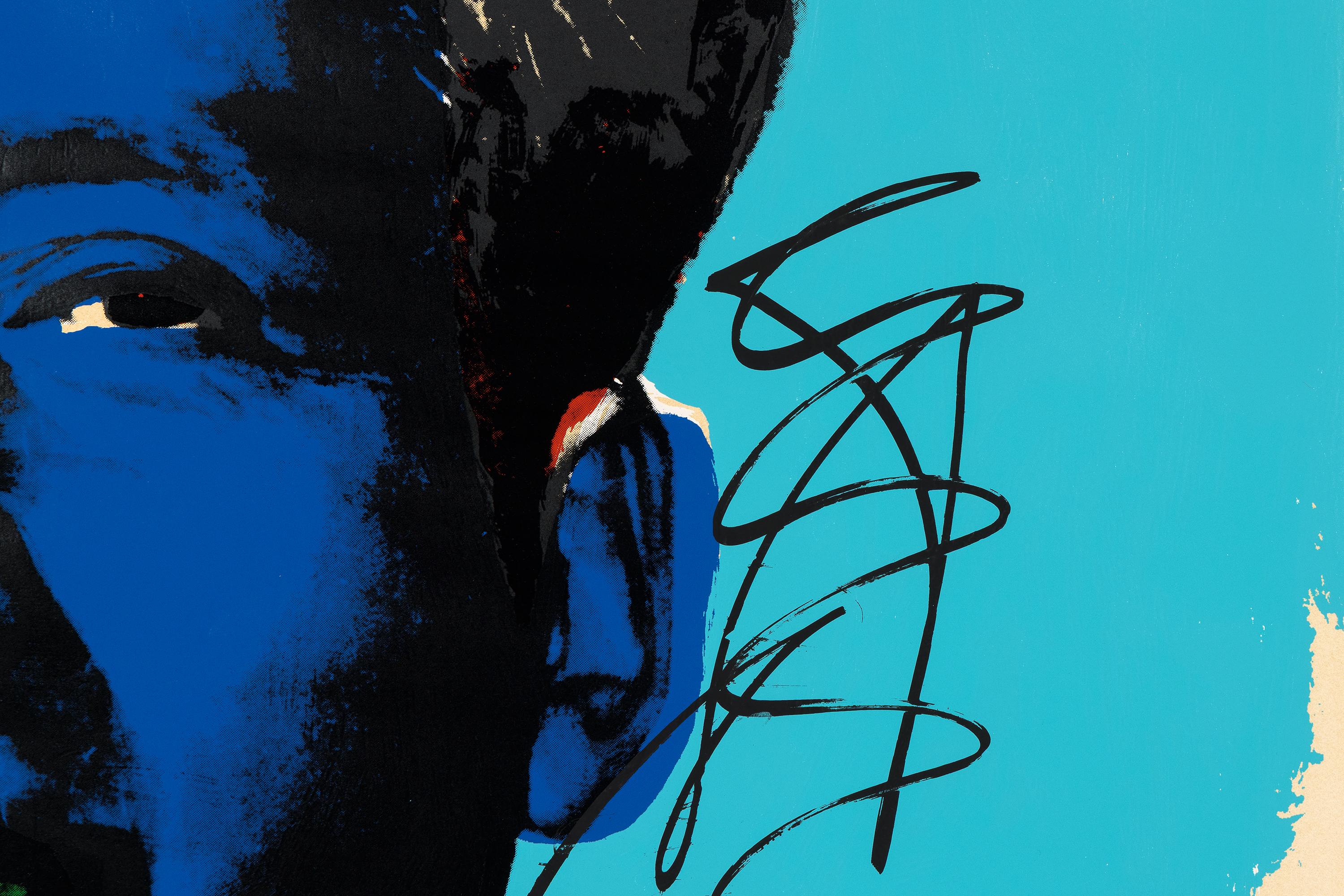 Mao #99 - Pop-Art-Siebdruck Porträt von Mao Zedong, 1972 im Angebot 1