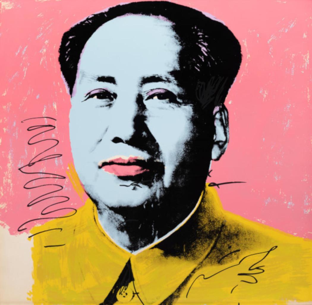 Andy Warhol Portrait Print - Mao, F. & S. II.91