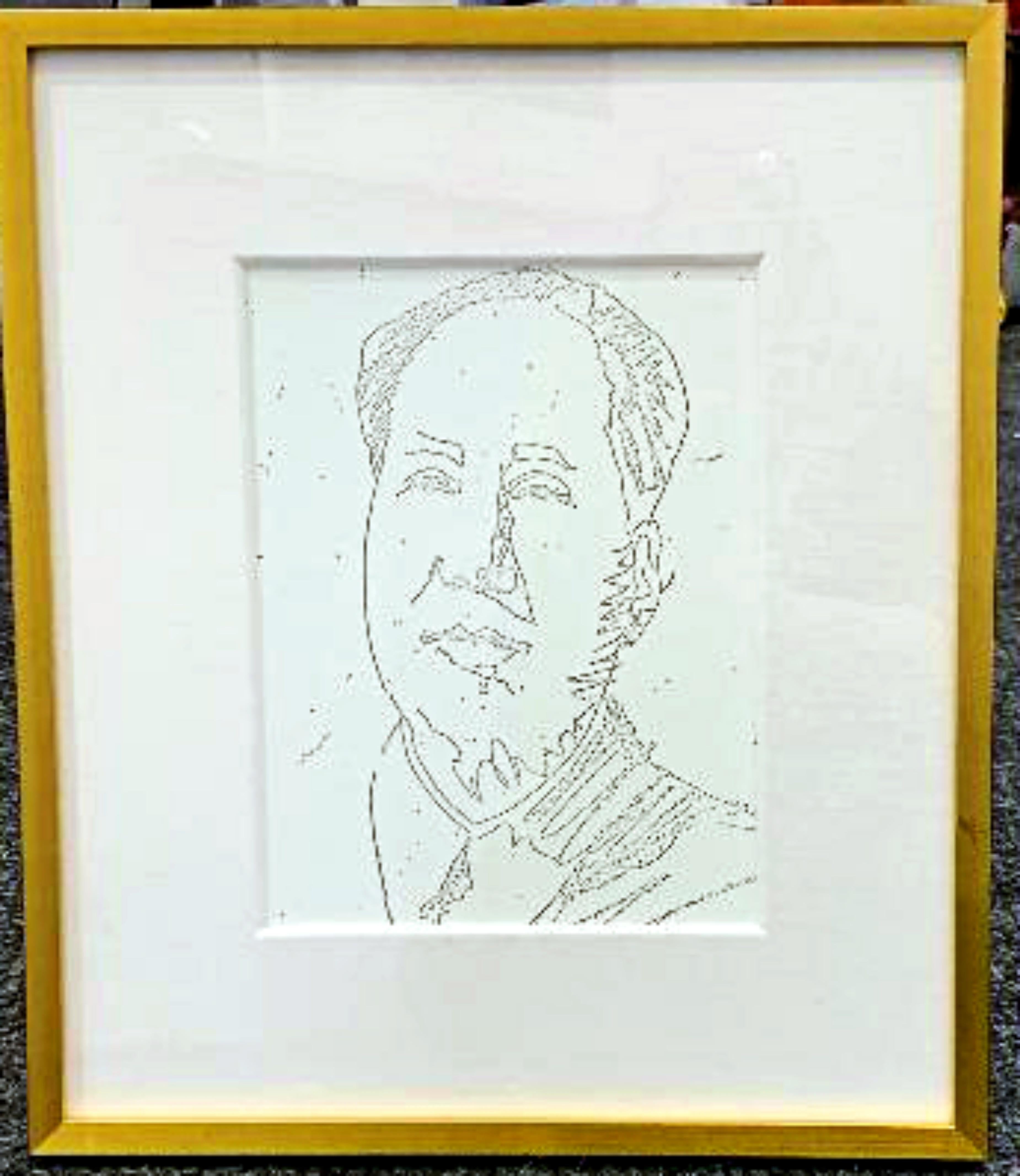 Mao from New York Collection for Stockholm (F&S II. 89), Lt Ed Unique variation  - Print by Andy Warhol