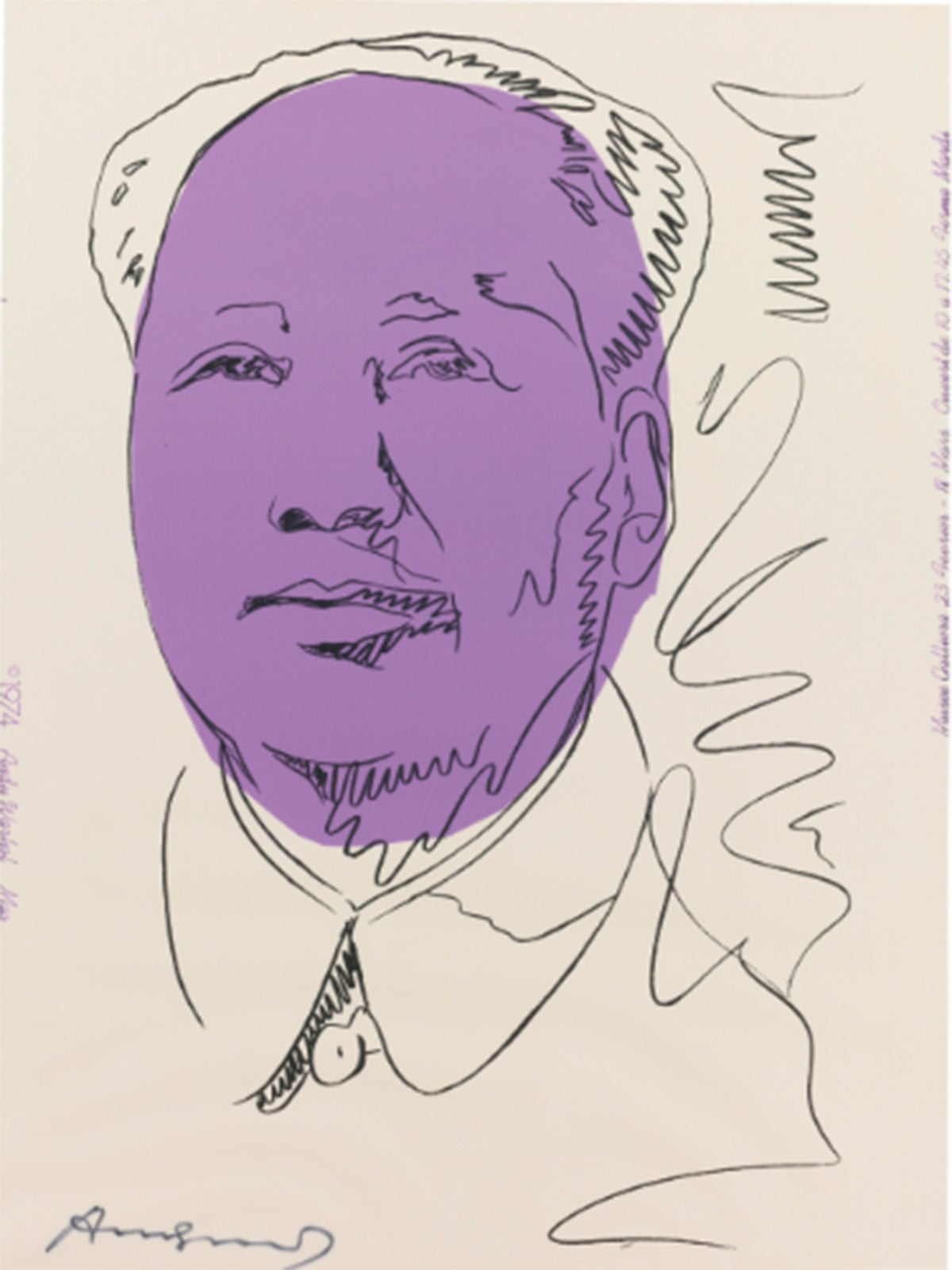 Mao (FS II.125A) SIGNED - Print by Andy Warhol
