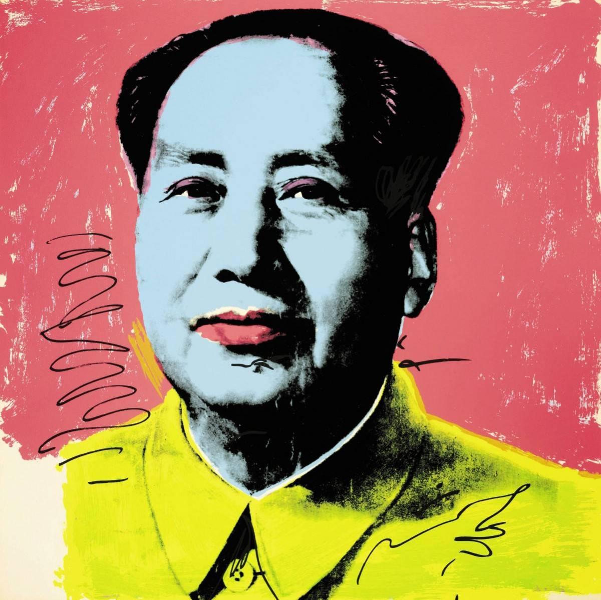 Andy Warhol Portrait Print - Mao (FS II.91) 