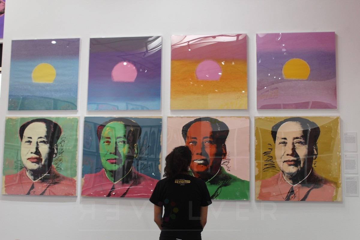 Andy Warhol created Mao 93 in the style similar to that of his celebrity portraits. Warhol combines the image of totalitarian propaganda and the colors of celebrity portraits to demonstrate the cult of personality surrounding the Chinese ruler. He