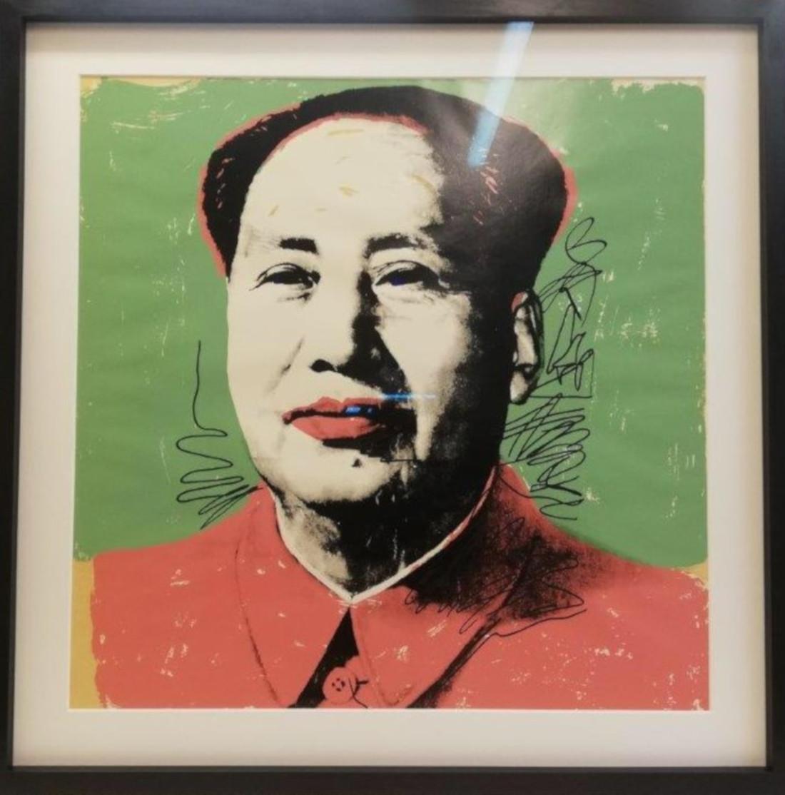 Andy Warhol Portrait Print - Mao FS II.95