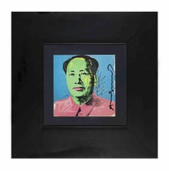Mao Tse-Tung - Vintage Offset and Silkscreen Hand-Signed by Andy Warhol - 1972