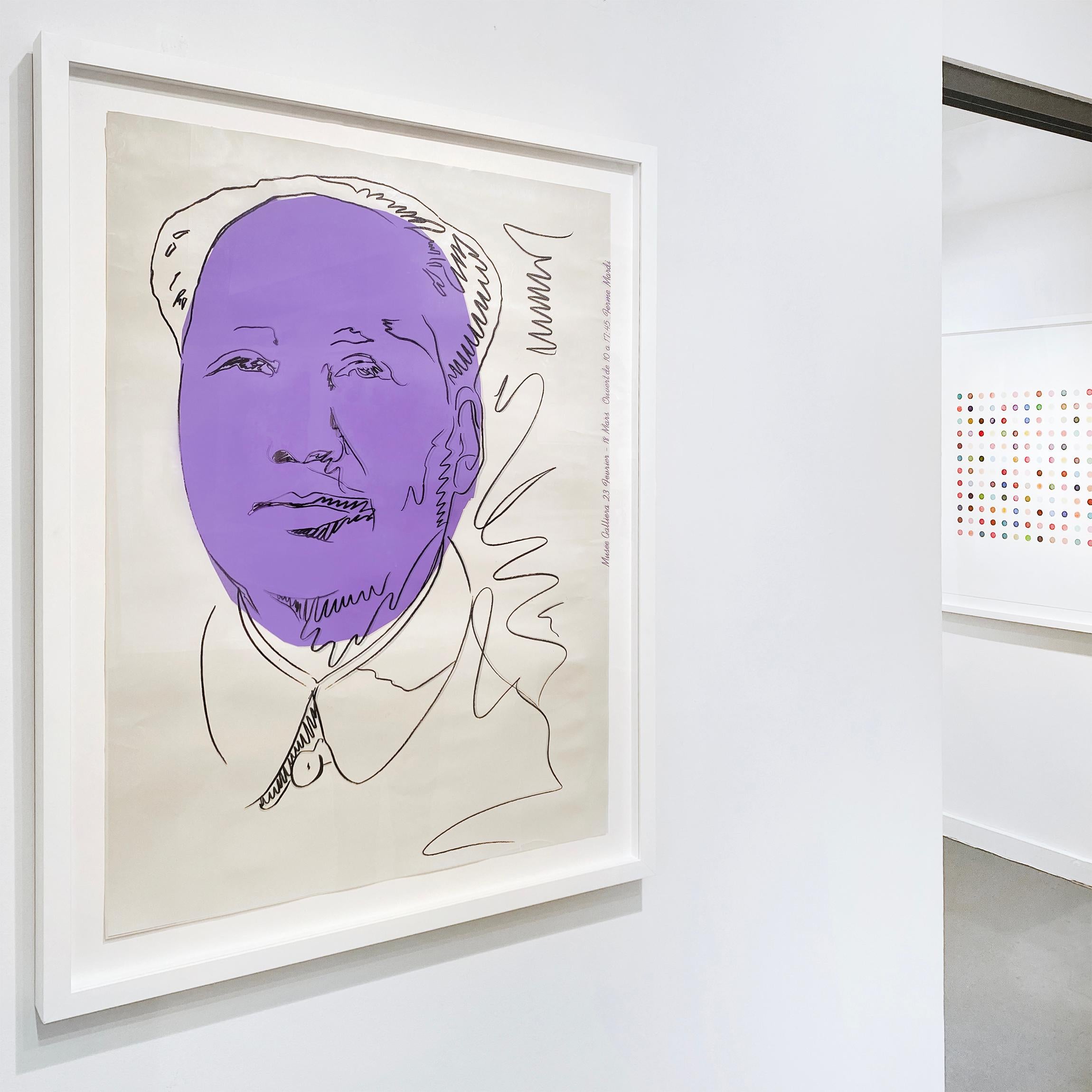 Artiste :  Warhol, Andy
Titre :  Mao (Fond d'écran)
Date :  1974
Moyen :  Sérigraphie sur papier peint
Sans cadre Dimensions :  40.125