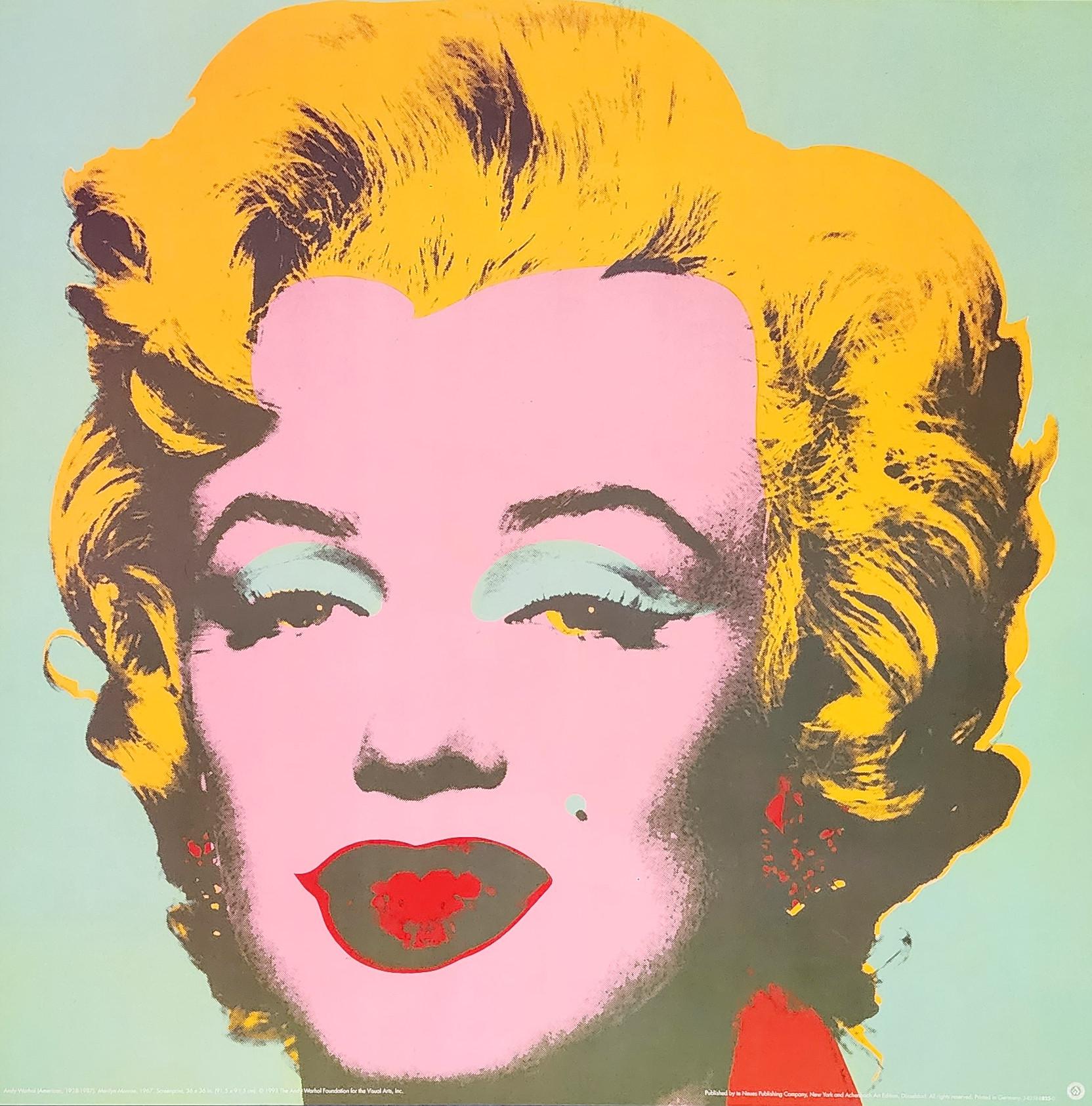 Andy Warhol Portrait Print - Marilyn, 1967 (Green) (Pop Art, Visual Art Movement, Celebrity Culture)