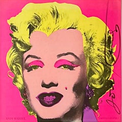 Marilyn at Leo Castelli (Large), signed and inscribed by Warhol to Jon Gould 