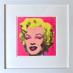 Marilyn at Leo Castelli (Grande), signée et inscrite par Warhol à Jon Gould 