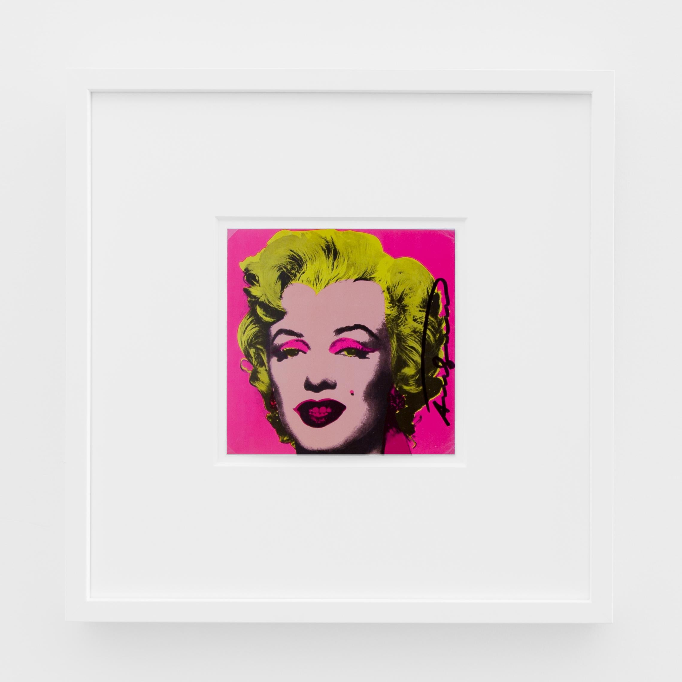 Andy Warhol Portrait Print - Marilyn Invitation