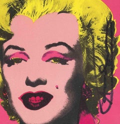 Marilyn Invitation - Original Screen Print by Andy Warhol - 1981