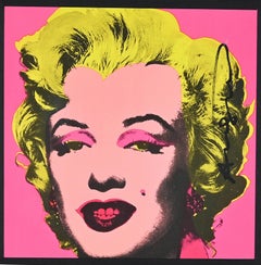 Marilyn Invitation - Original Screen Print by Andy Warhol - 1981