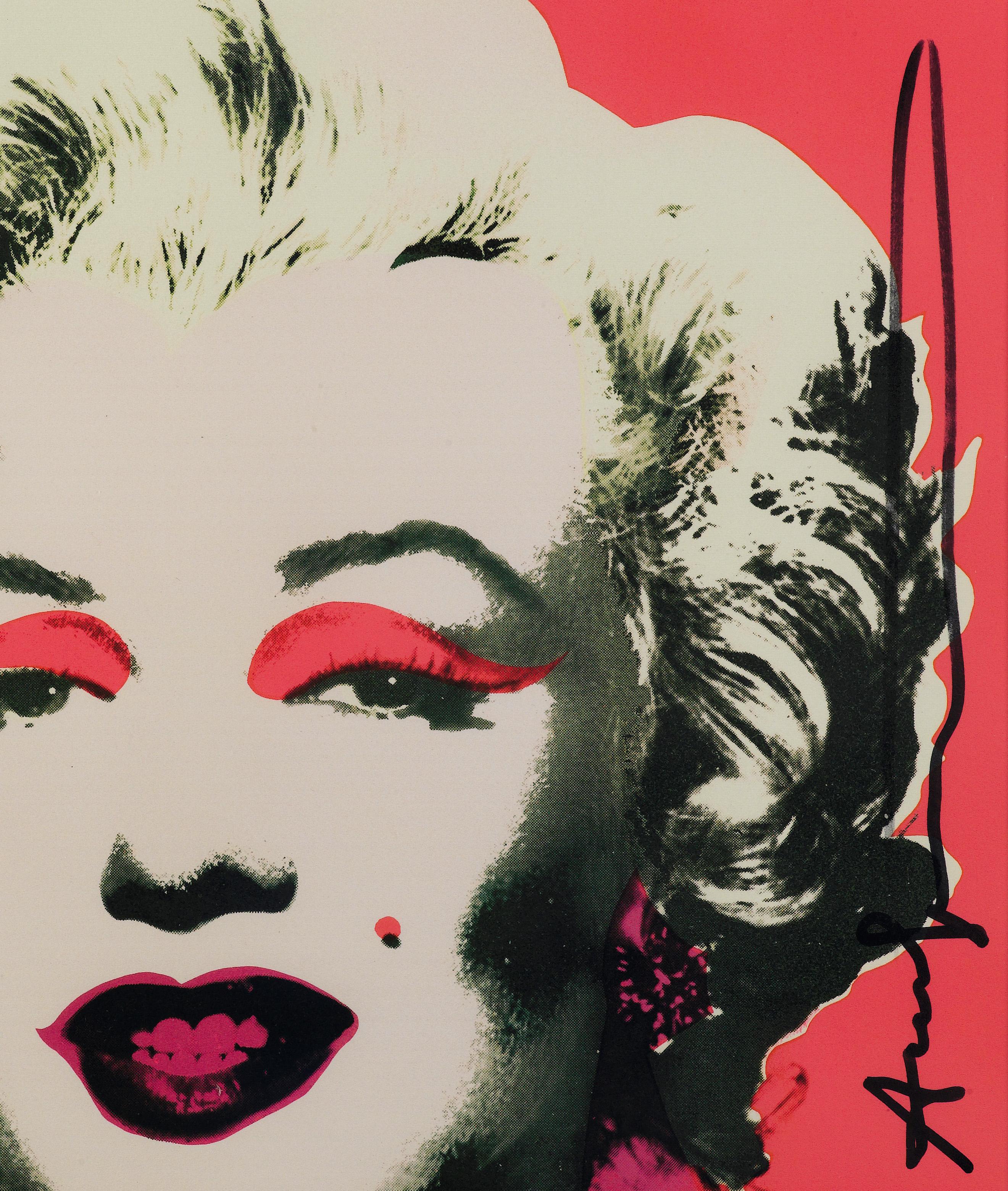 Marilyn Invitation - Original Silkscreen Hand Signed by Andy Warhol - 1981 1