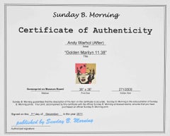 Marilyn Monroe 11.38 (Posthumous Edition)- Screen Print after Andy Warhol - 2011