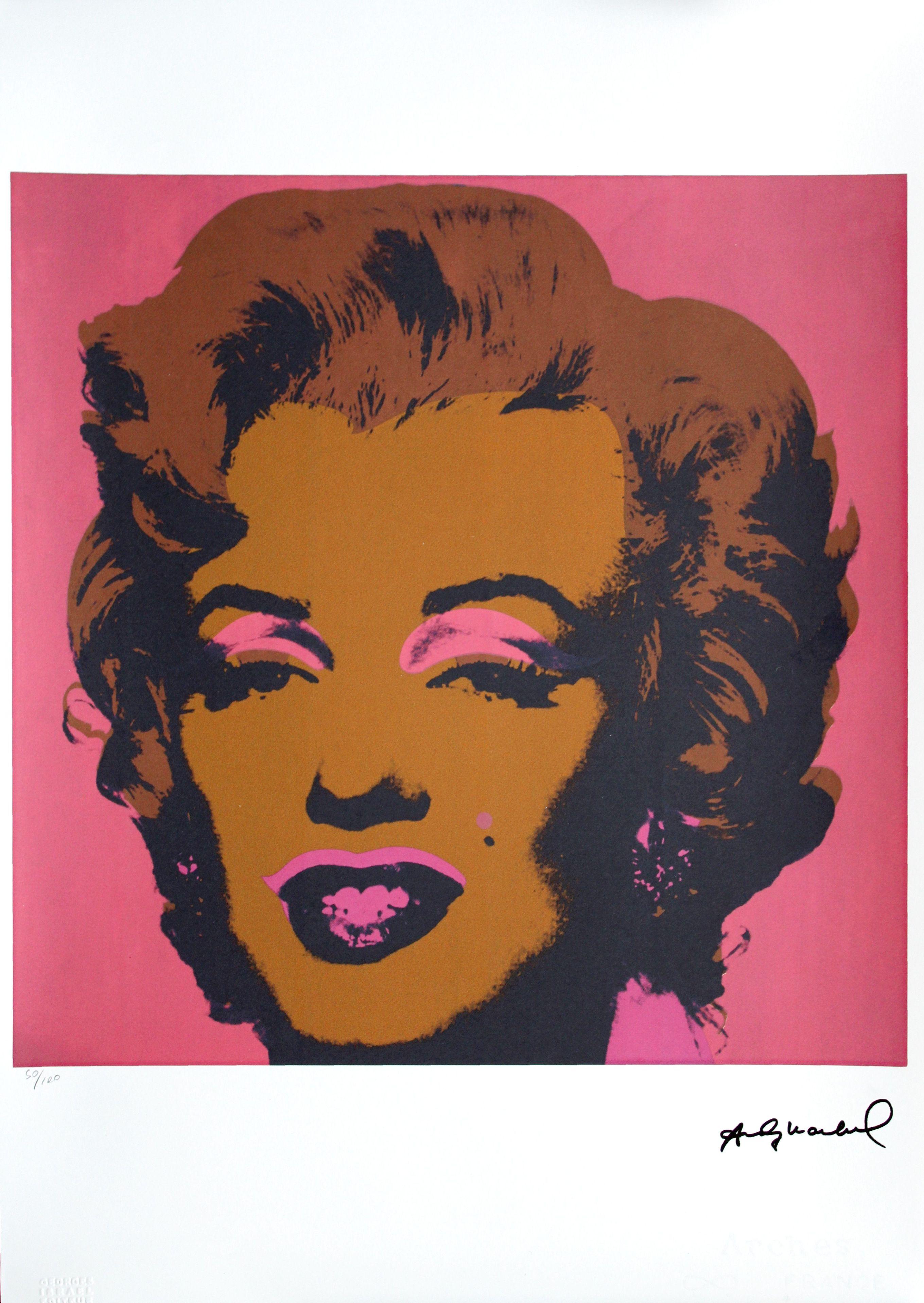 Marilyn Monroe. 50/120. Lithography, offset printing, imprint size 37x37 cm - Print by Andy Warhol
