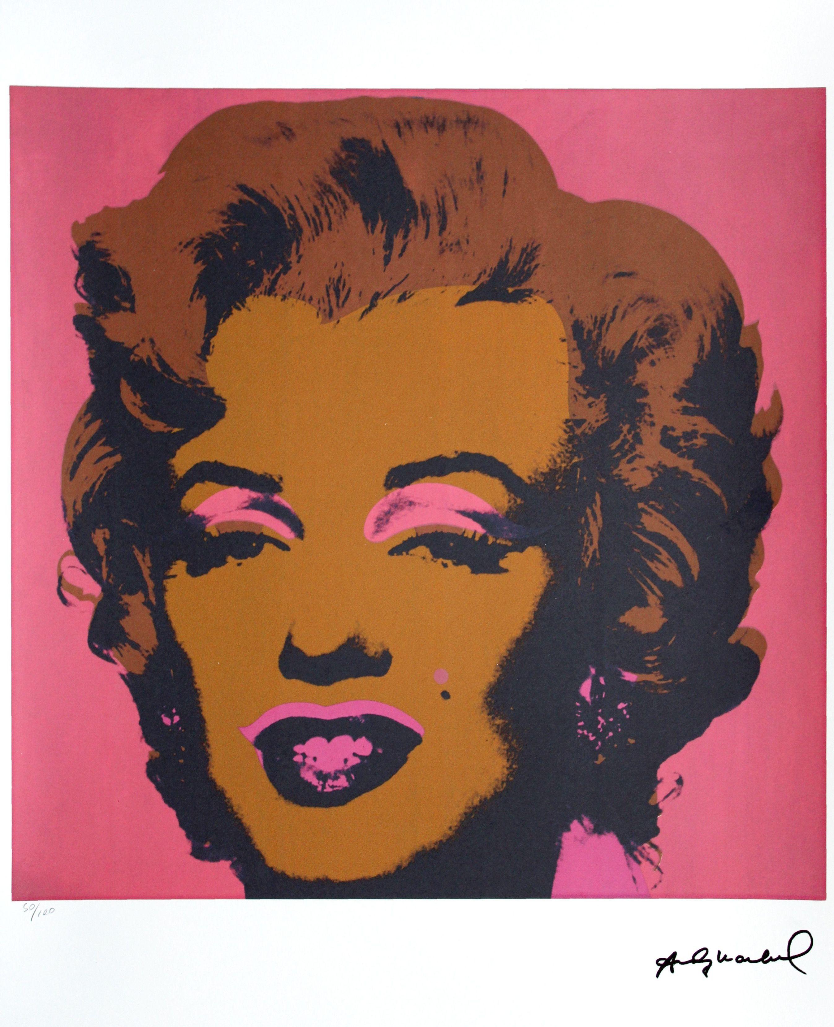 Andy Warhol Print - Marilyn Monroe. 50/120. Lithography, offset printing, imprint size 37x37 cm