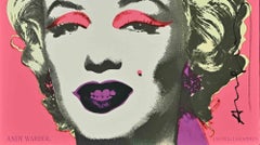 Marilyn Monroe Announcement - Screen Print  - 1981