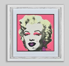 Marilyn Monroe Announcement - Screen Print  - 1981