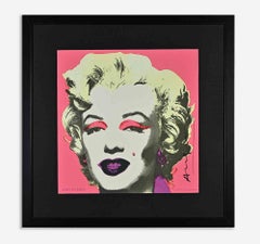 Marilyn Monroe Announcement - Screen Print  - 1981