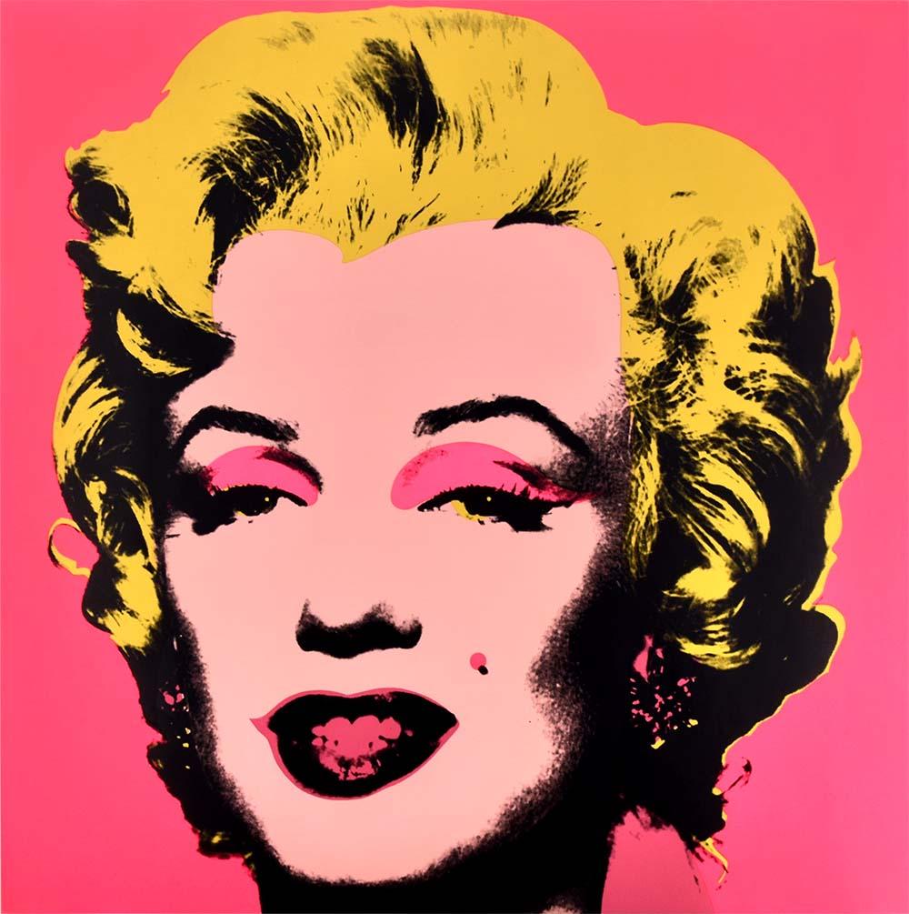 Andy Warhol Portrait Print - Marilyn Monroe (Marilyn)
