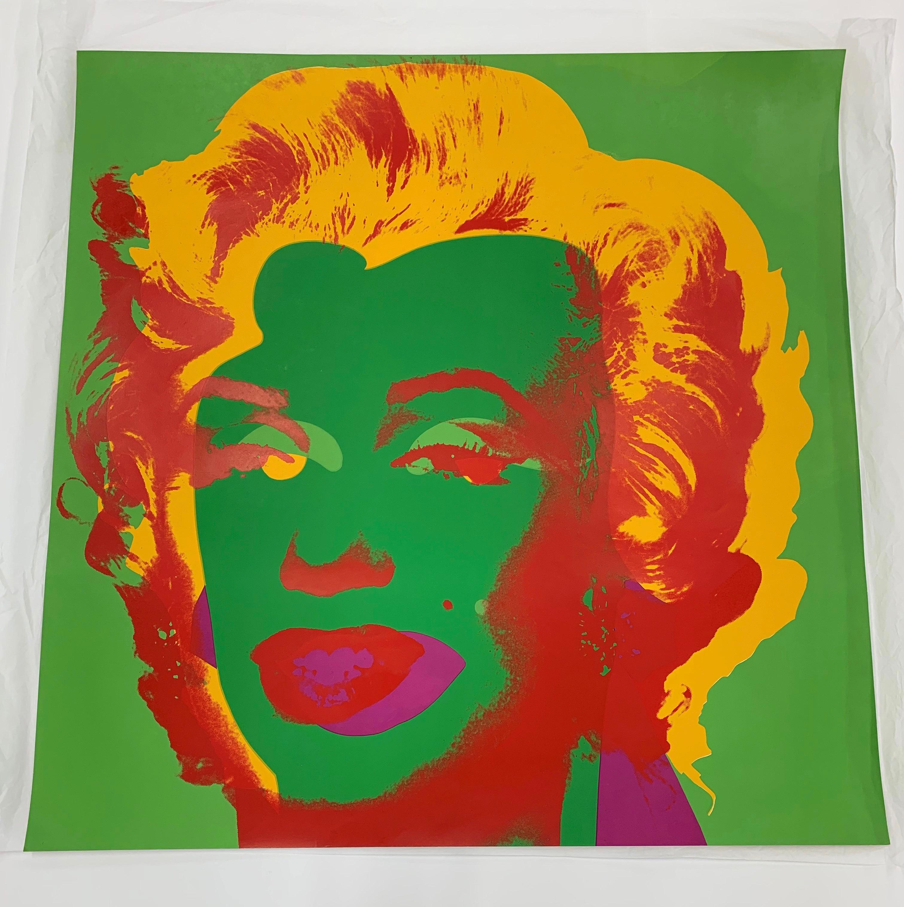Andy Warhol Portrait Print - Marilyn Monroe (Marilyn) F&S II.25