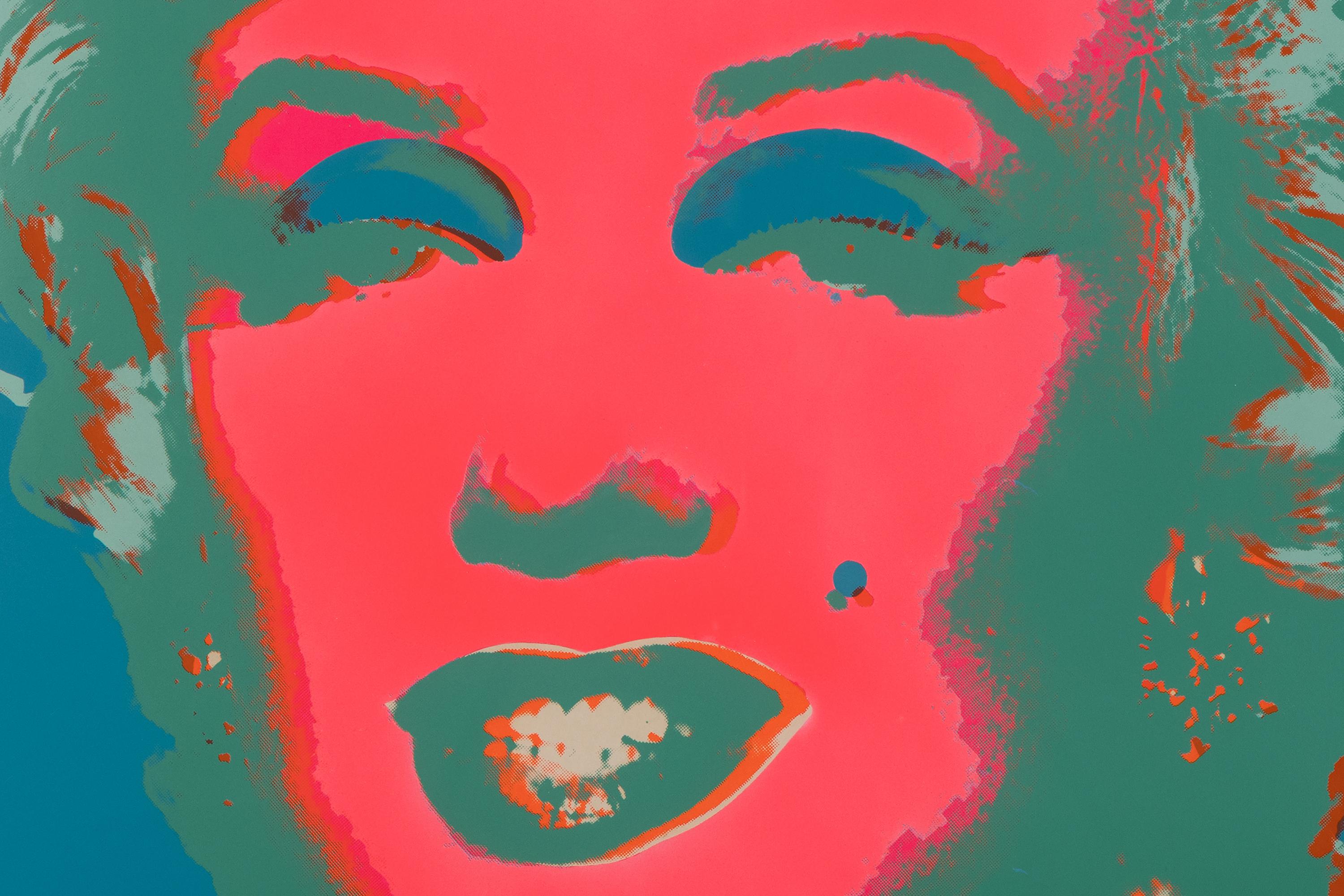 “Marilyn No. 30” is a screenprint by American Pop artist, Andy Warhol from 1967. The work is edition 138/250 and is signed verso, 