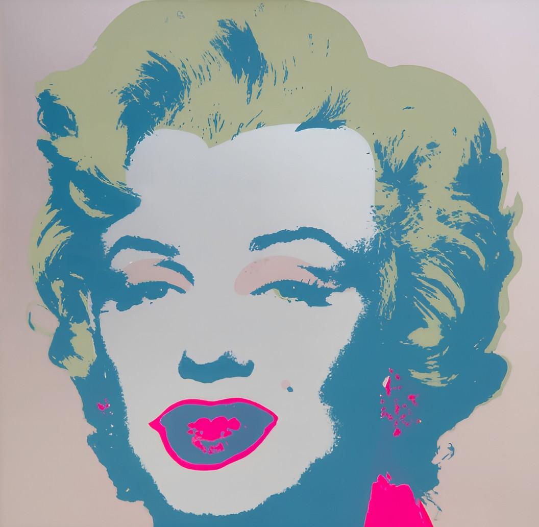 Marilyn with Diamond Dust, from the Sunday B. Morning Series - Print by Andy Warhol